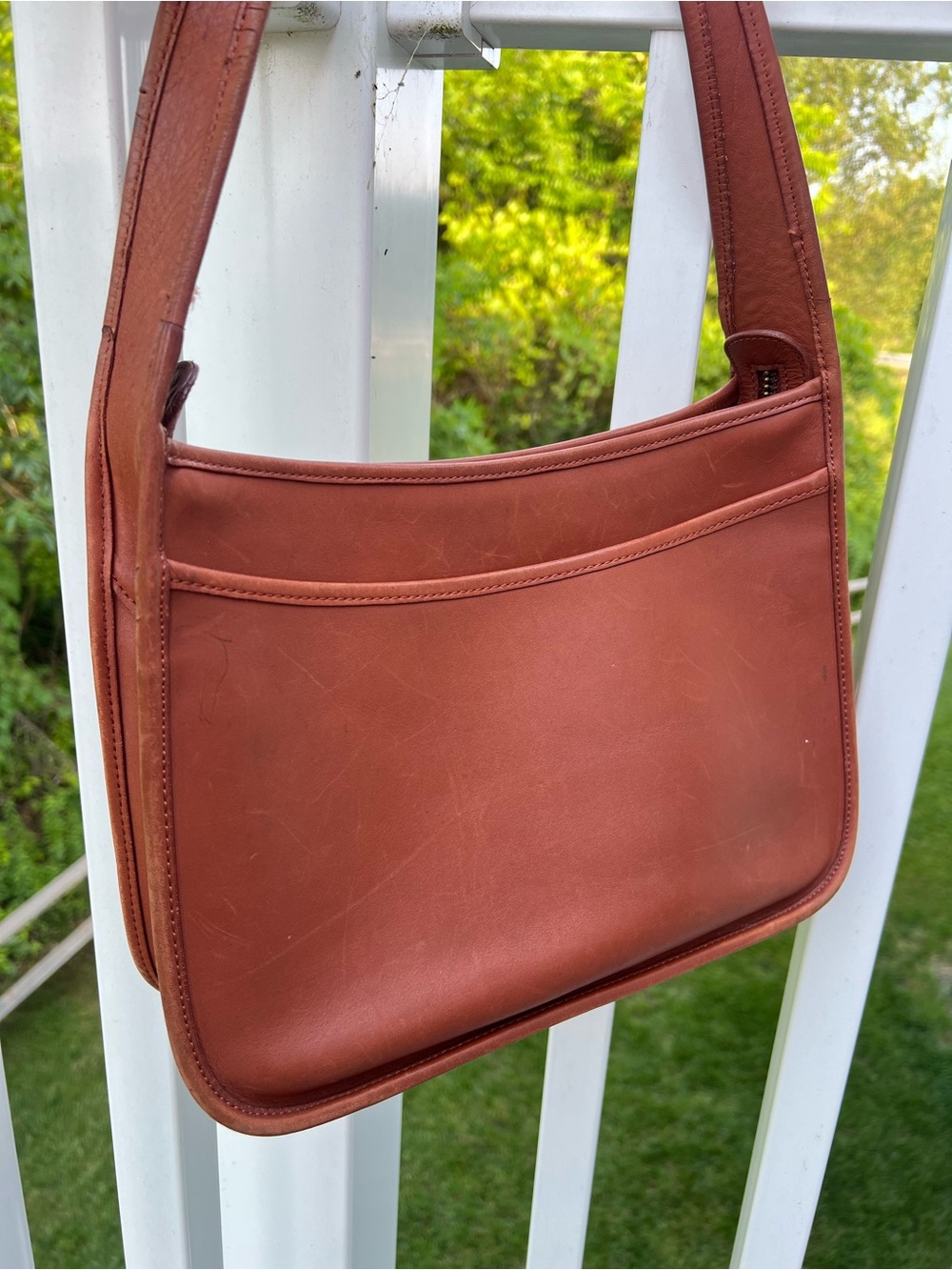 COACH Vintage Turnlock Shoulder bag Brown Leather Classic Elegant Design HandBag - Picture 13 of 13
